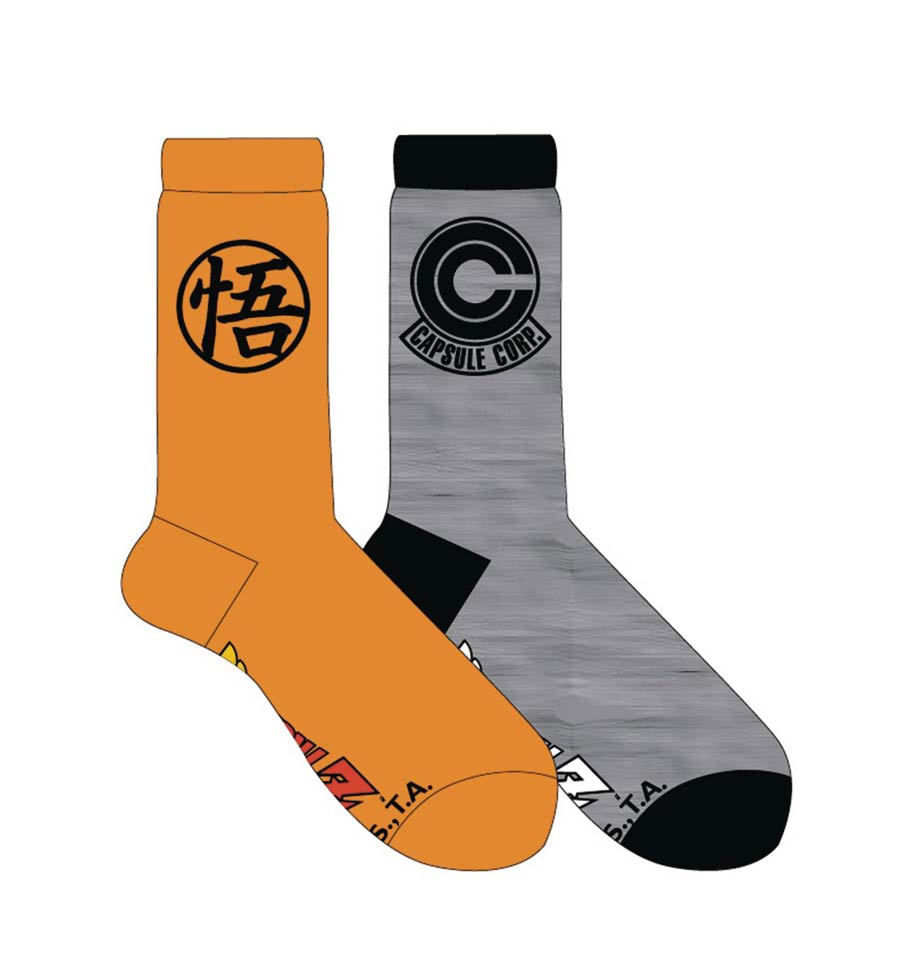Dragon Ball Z S Crew Sock 2-Pack