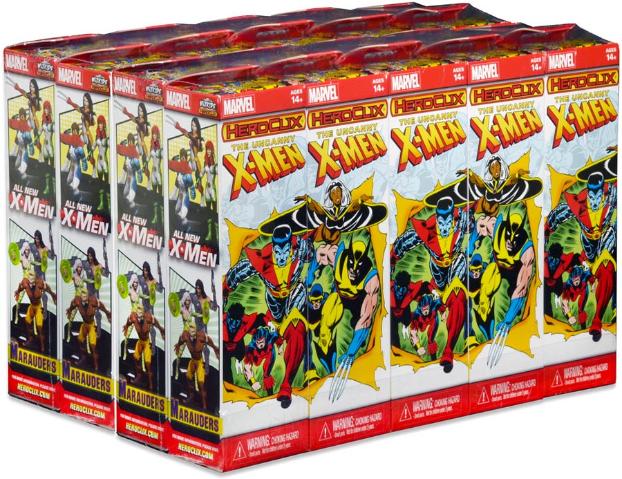 Marvel HeroClix Uncanny X-Men Booster Brick Of 10 Booster Packs