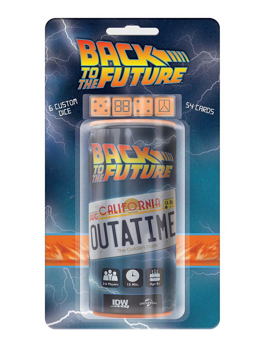 Back To The Future Outatime Dice Game