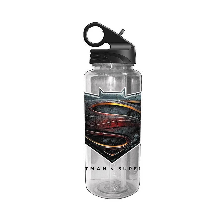 Batman v Superman Dawn Of Justice Tritan Water Bottle - Dawn Of Justice Logo