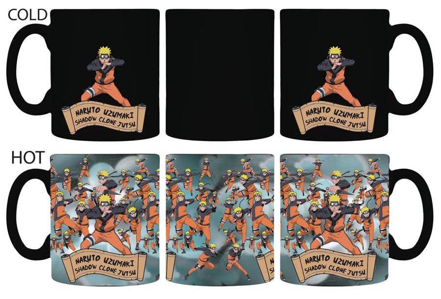 Naruto Shadow Clone Previews Exclusive Heat Change Mug