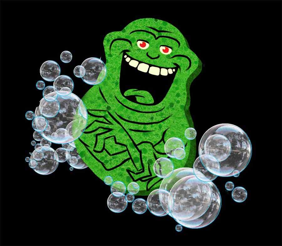Ghostbusters Slimer Sponge