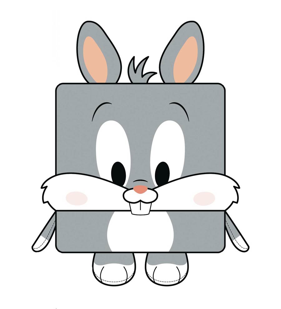 Warner Bros Kawaii Cube Large Plush - Bugs Bunny