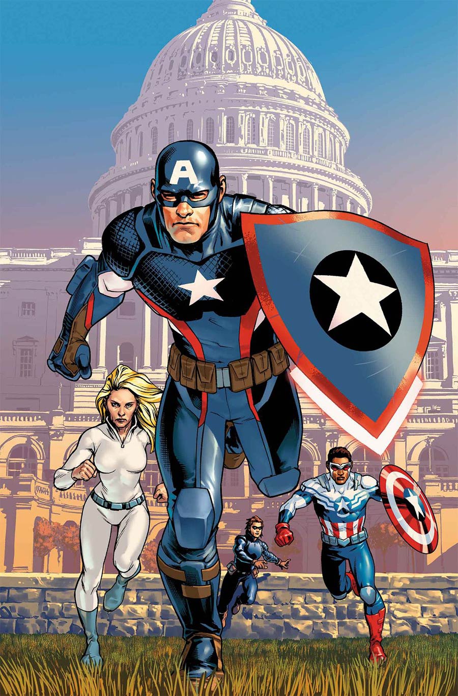 Captain America Steve Rogers #1 By Jesus Saiz Poster