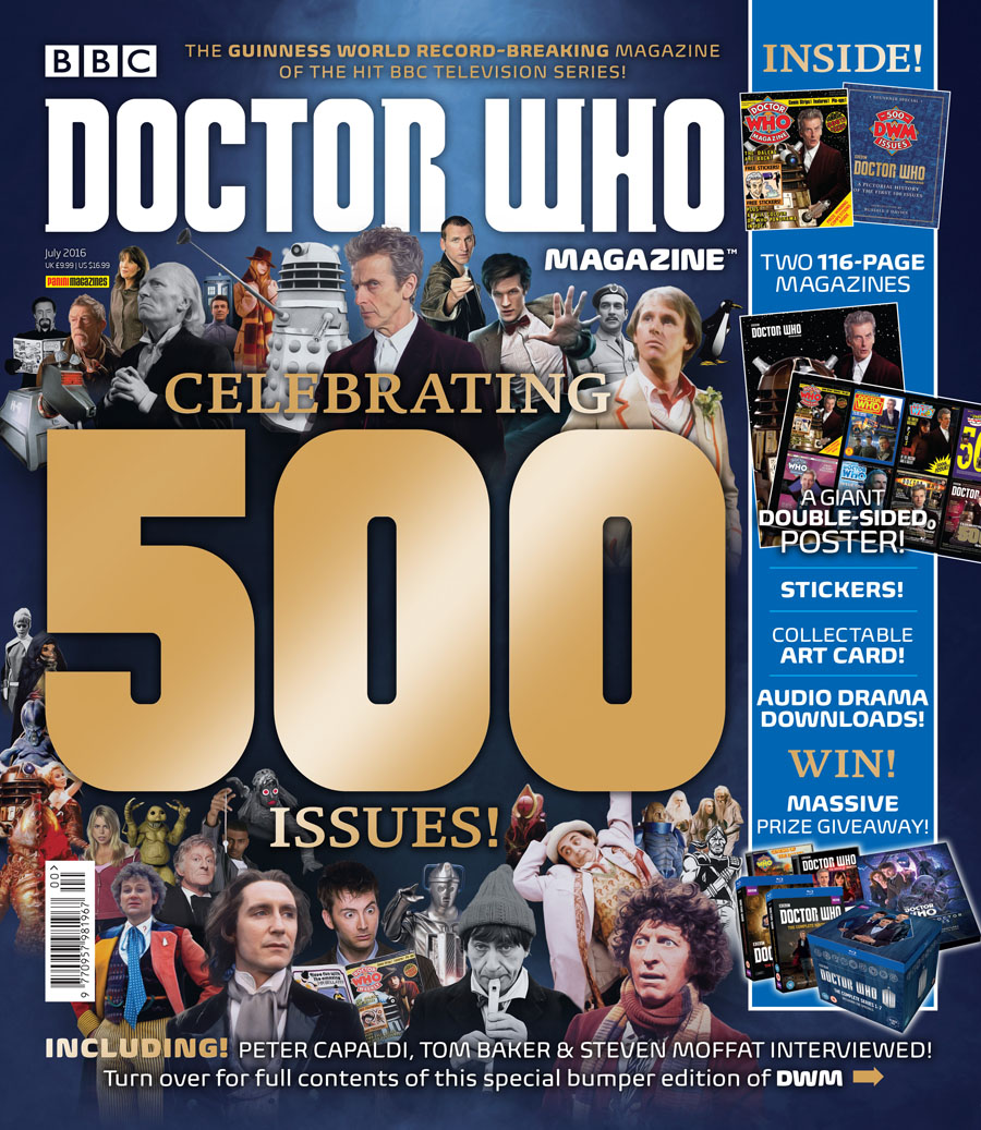 Doctor Who Magazine #500 July 2016 Celebrating 500 Issues