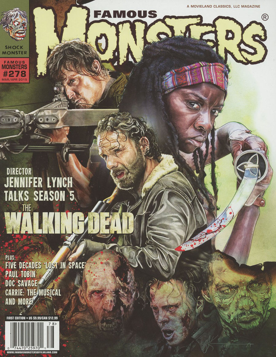 Famous Monsters Of Filmland #278 Variant Walking Dead Cover