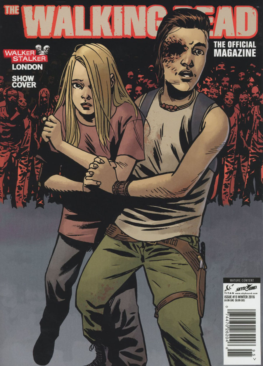Walking Dead The Official Magazine #15 Walker Stalker London Exclusive Cover