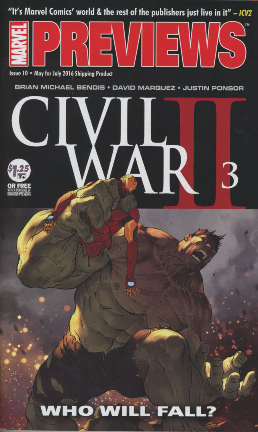 Marvel Previews Vol 3 #10 May 2016