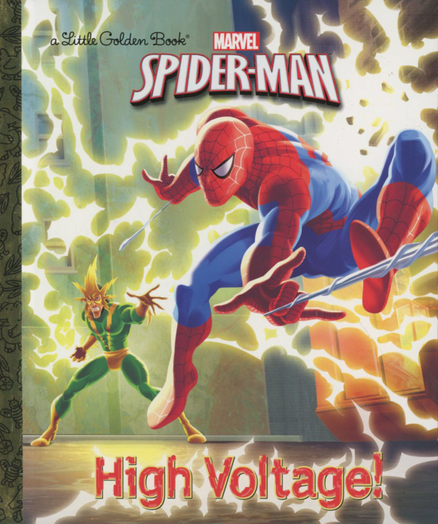 Spider-Man High Voltage Little Golden Book Reissue HC