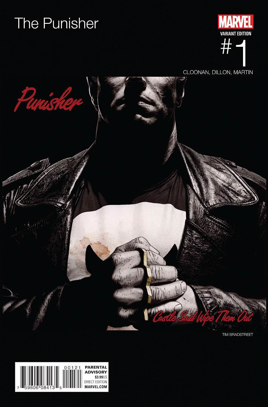 Punisher Vol 10 #1 Cover B Variant Tim Bradstreet Marvel Hip-Hop Cover
