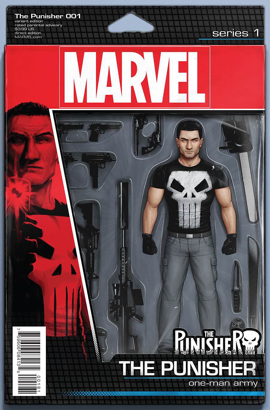 Punisher Vol 10 #1 Cover E Variant John Tyler Christopher Action Figure Cover
