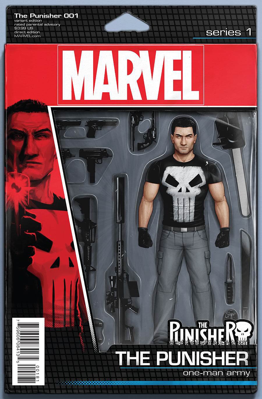 Punisher Vol 10 #1 Cover E Variant John Tyler Christopher Action Figure Cover