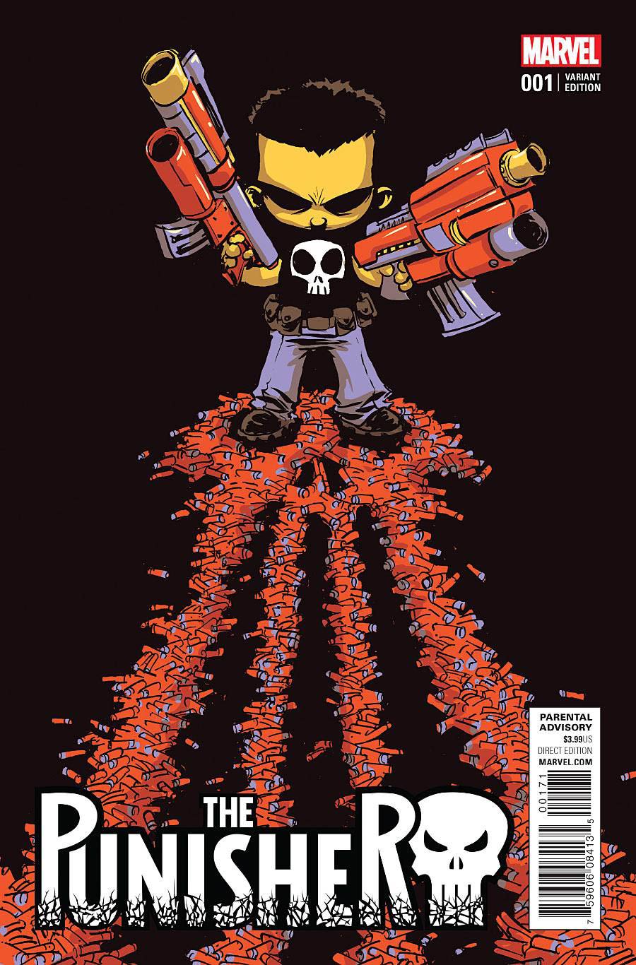 Punisher Vol 10 #1 Cover D Variant Skottie Young Baby Cover