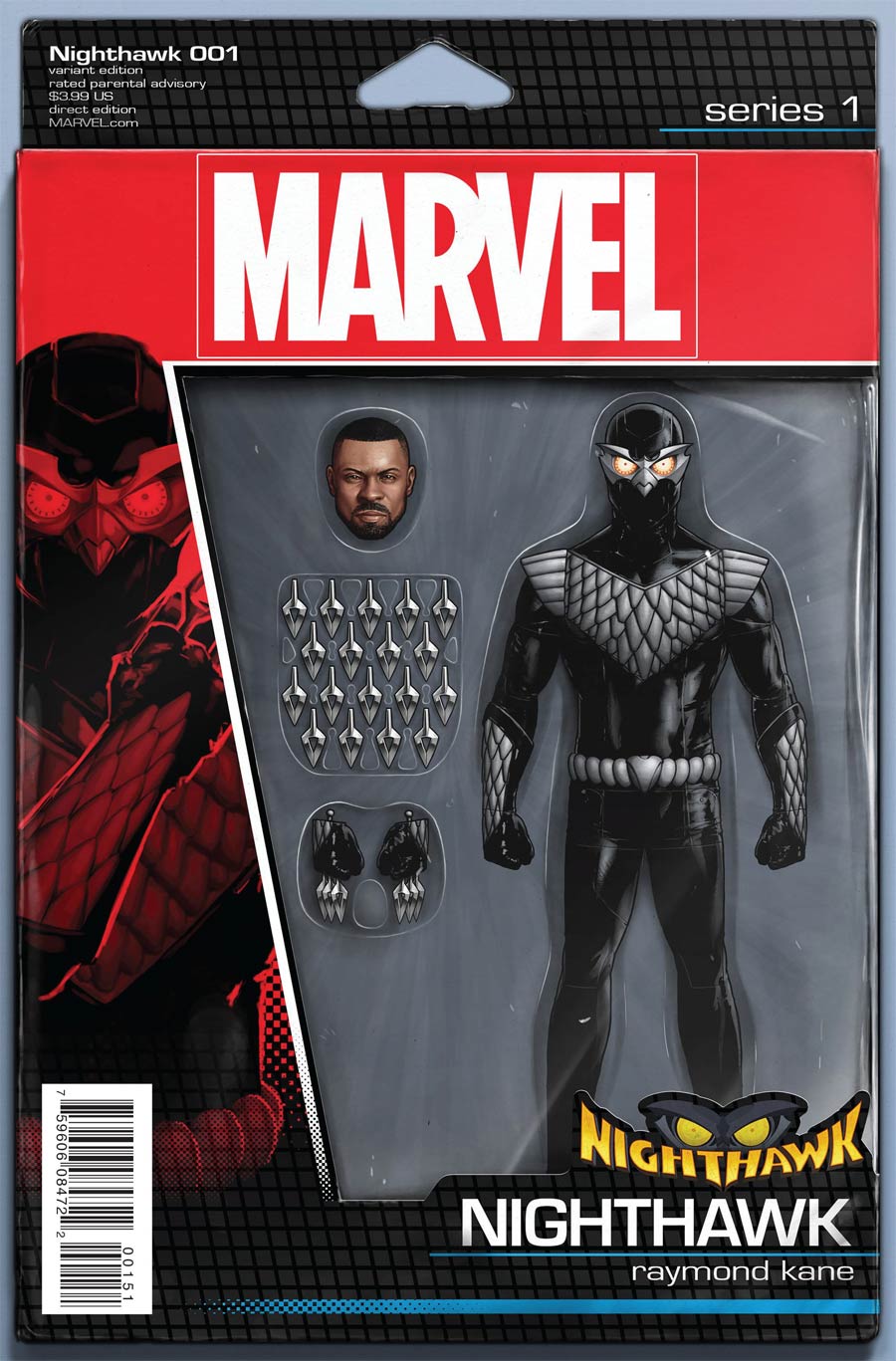 Nighthawk Vol 2 #1 Cover D Variant John Tyler Christopher Action Figure Cover