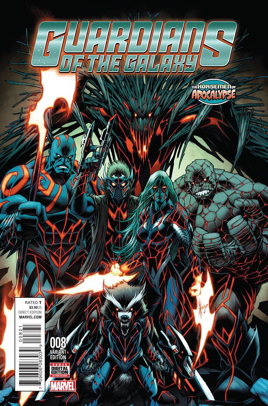 Guardians Of The Galaxy Vol 4 #8 Cover B Variant Dale Keown Age Of Apocalypse Cover