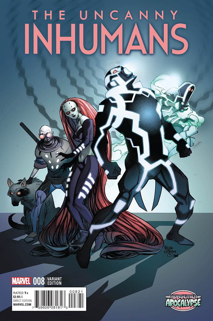 Uncanny Inhumans #8 Cover B Variant Age Of Apocalypse Cover