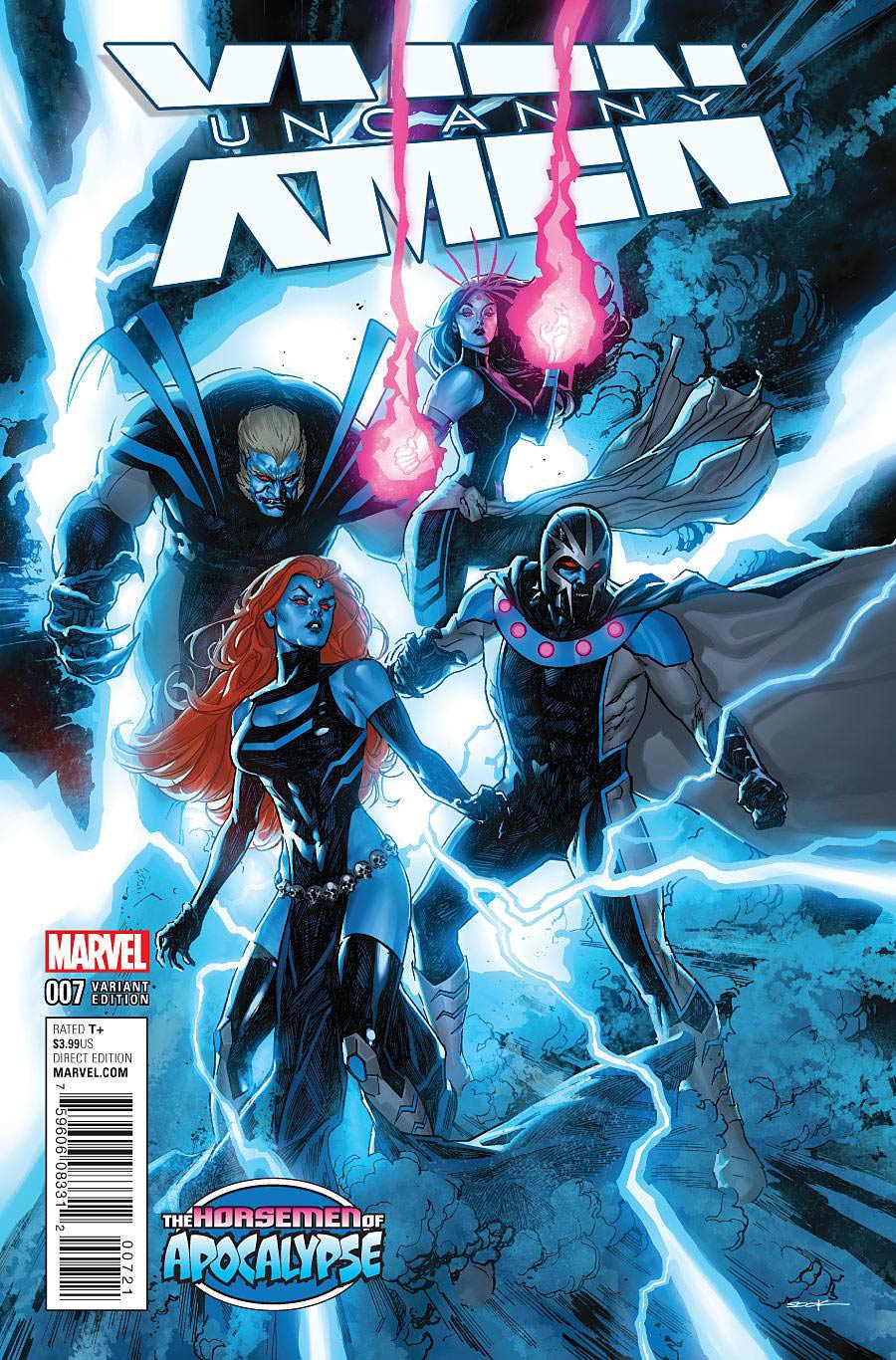 Uncanny X-Men Vol 4 #7 Cover B Variant Ryan Sook Age Of Apocalypse Cover (X-Men Apocalypse Wars Tie-In)