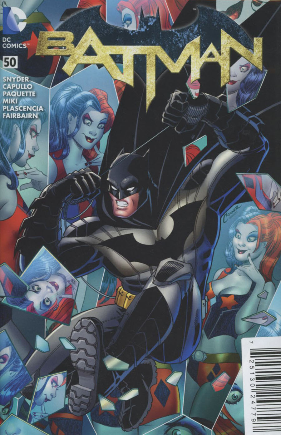 Batman Vol 2 #50 Cover H DF Exclusive Amanda Conner Harley Quinn Variant Cover