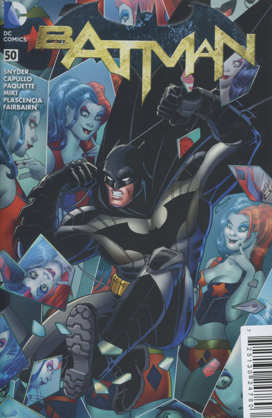 Batman Vol 2 #50 Cover I DF Exclusive Amanda Conner Harley Quinn Variant Cover Plus 1