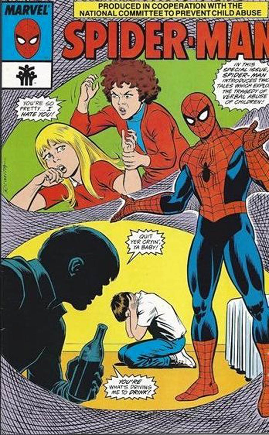 Amazing Spider-Man Prevent Child Abuse 1993 Edition