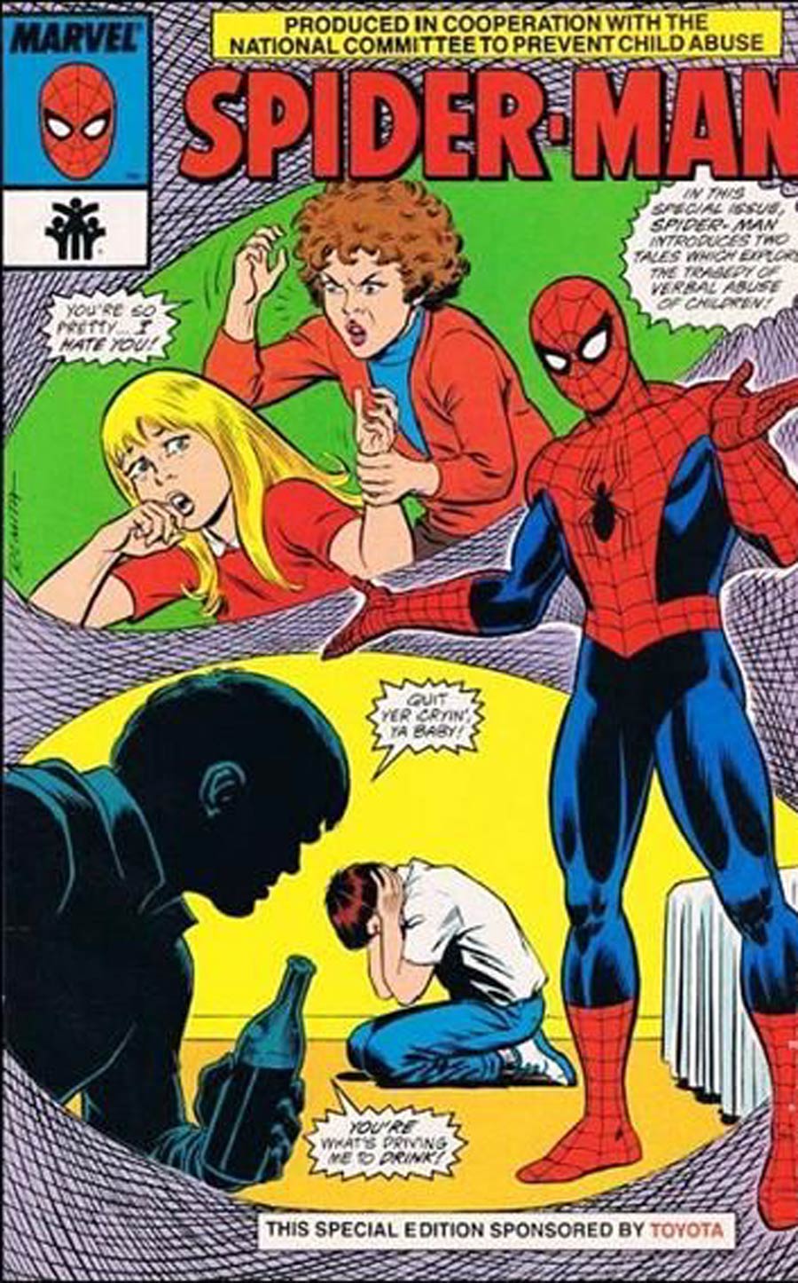 Amazing Spider-Man Prevent Child Abuse Toyota (1995)