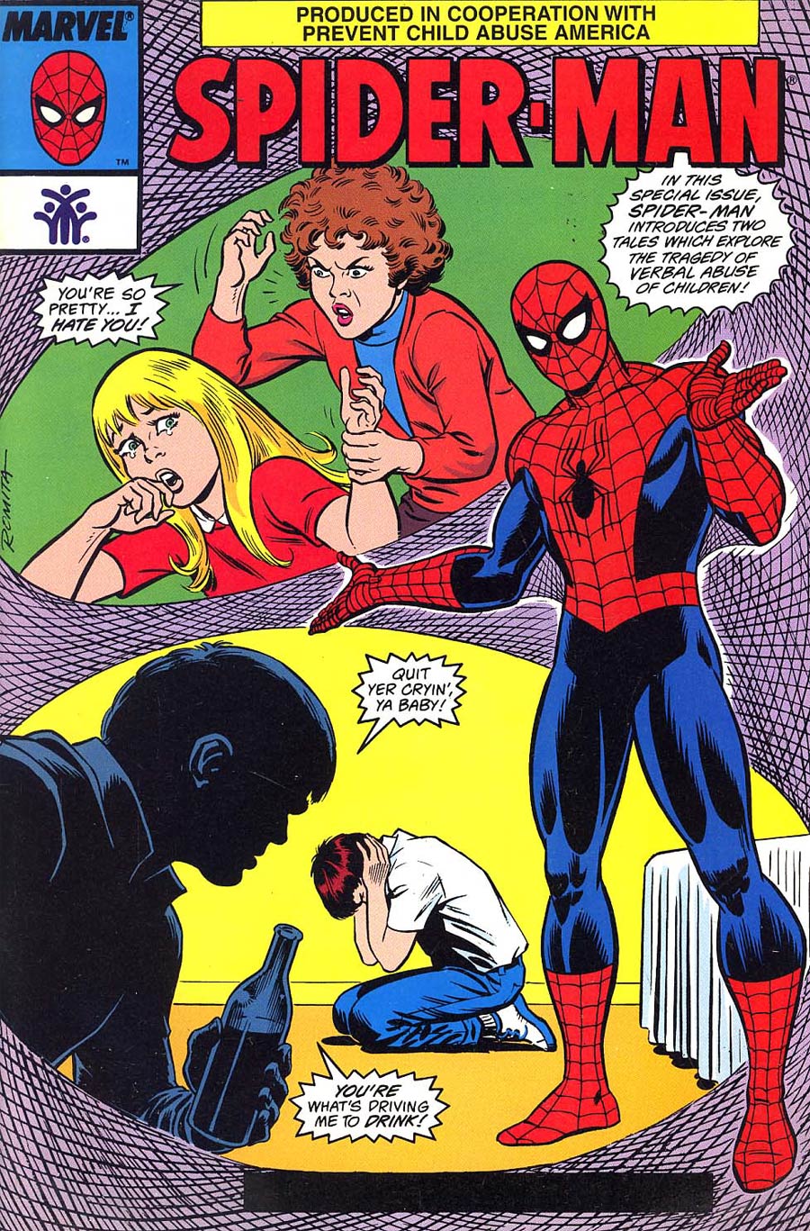 Amazing Spider-Man Prevent Child Abuse 2000 Edition