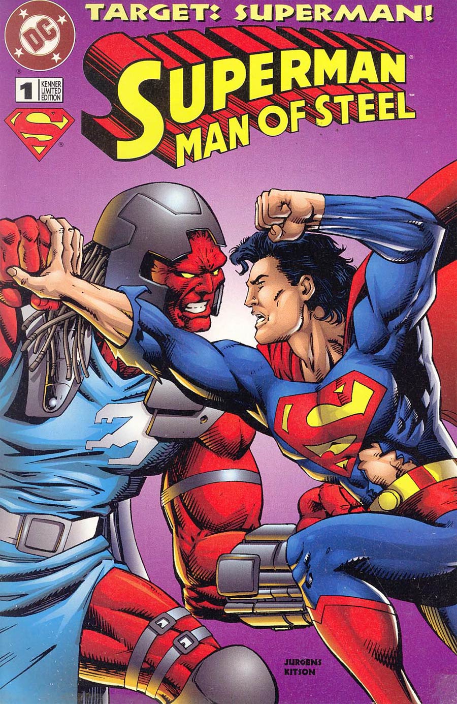 Superman The Man Of Steel Kenner Limited Edition #1 Target Superman