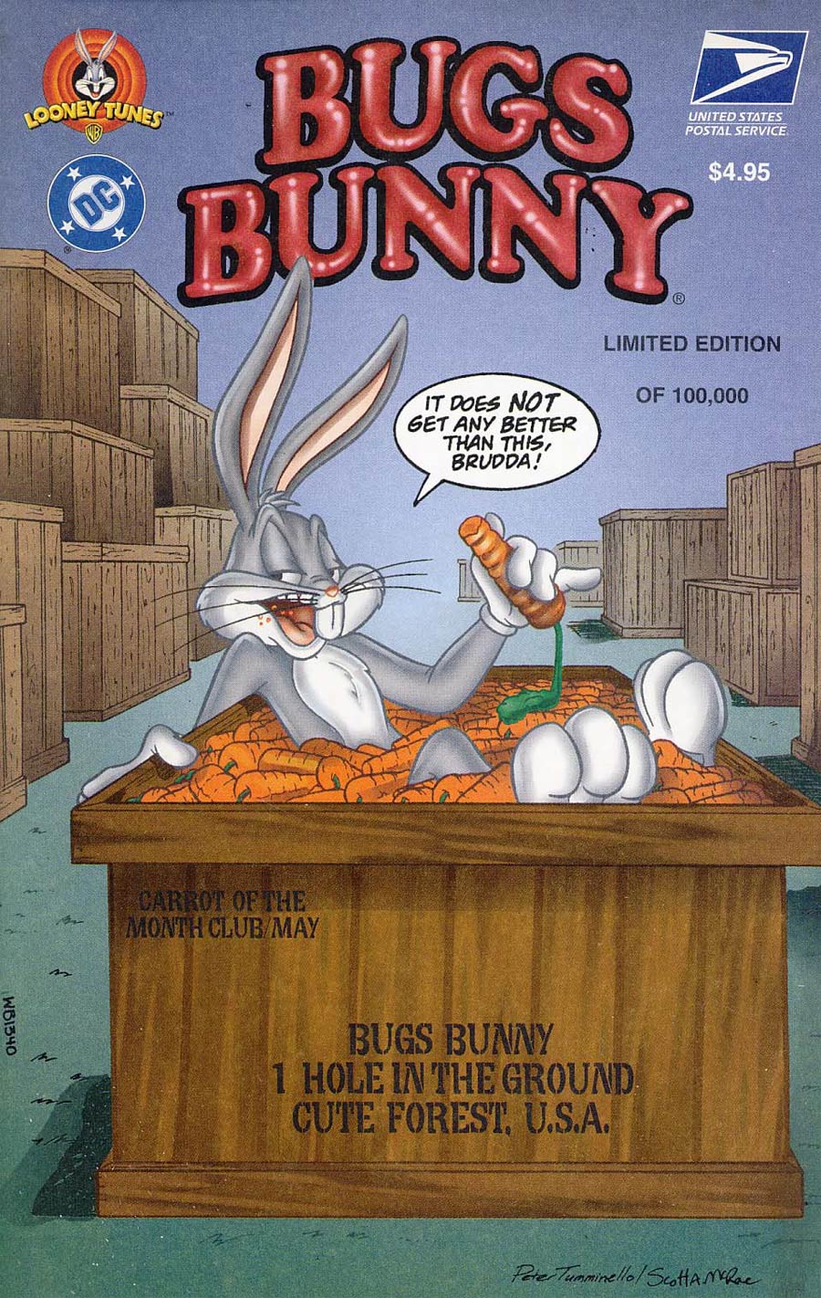 Bugs Bunny Post Office 1st Day of Issue Comic Book Philatelic Special