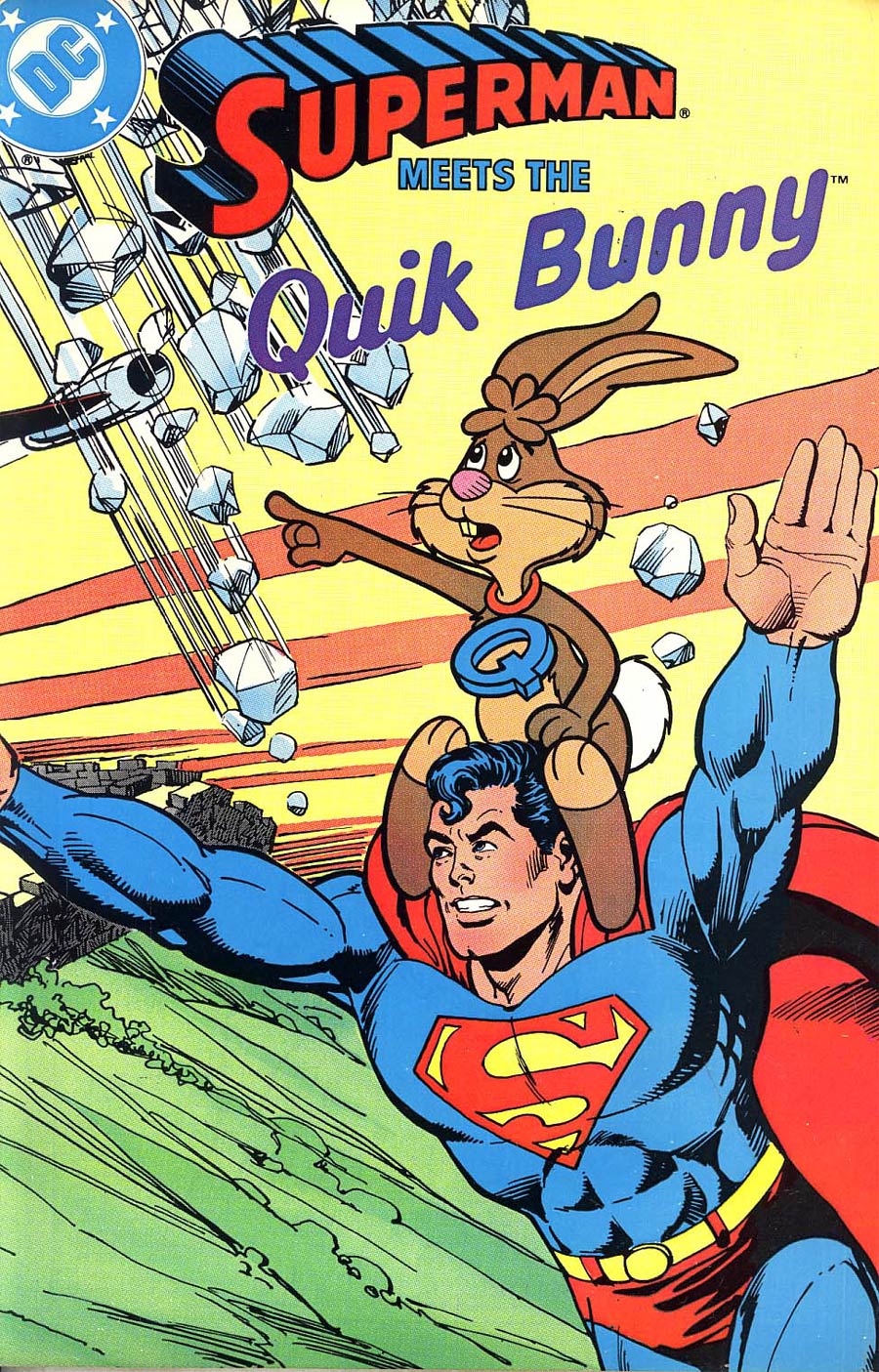 Superman Meets The Quik Bunny