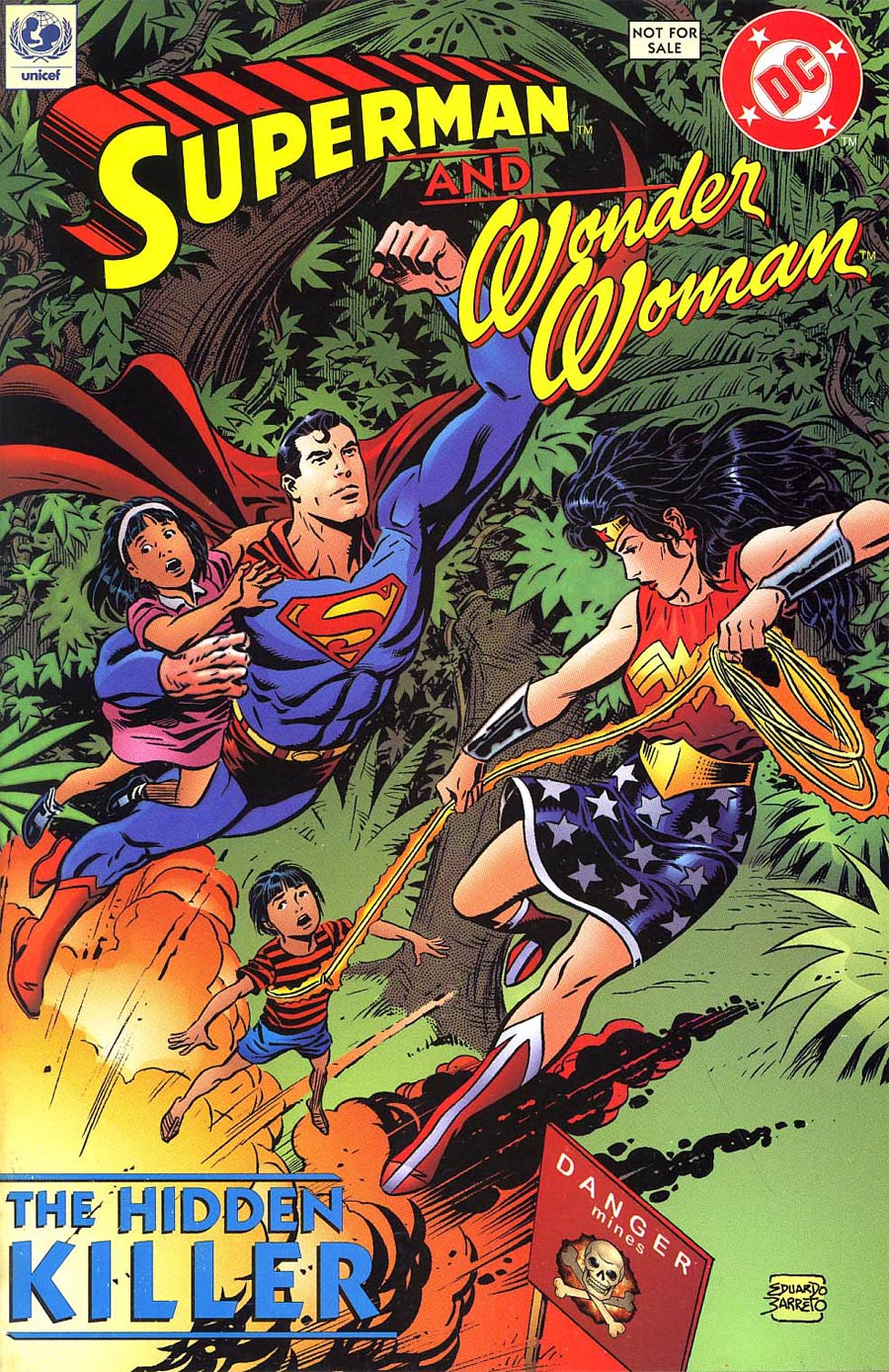Superman and Wonder Woman UNICEF Promo The Hidden Killer (One Shot) #1 Cover A With Stickers