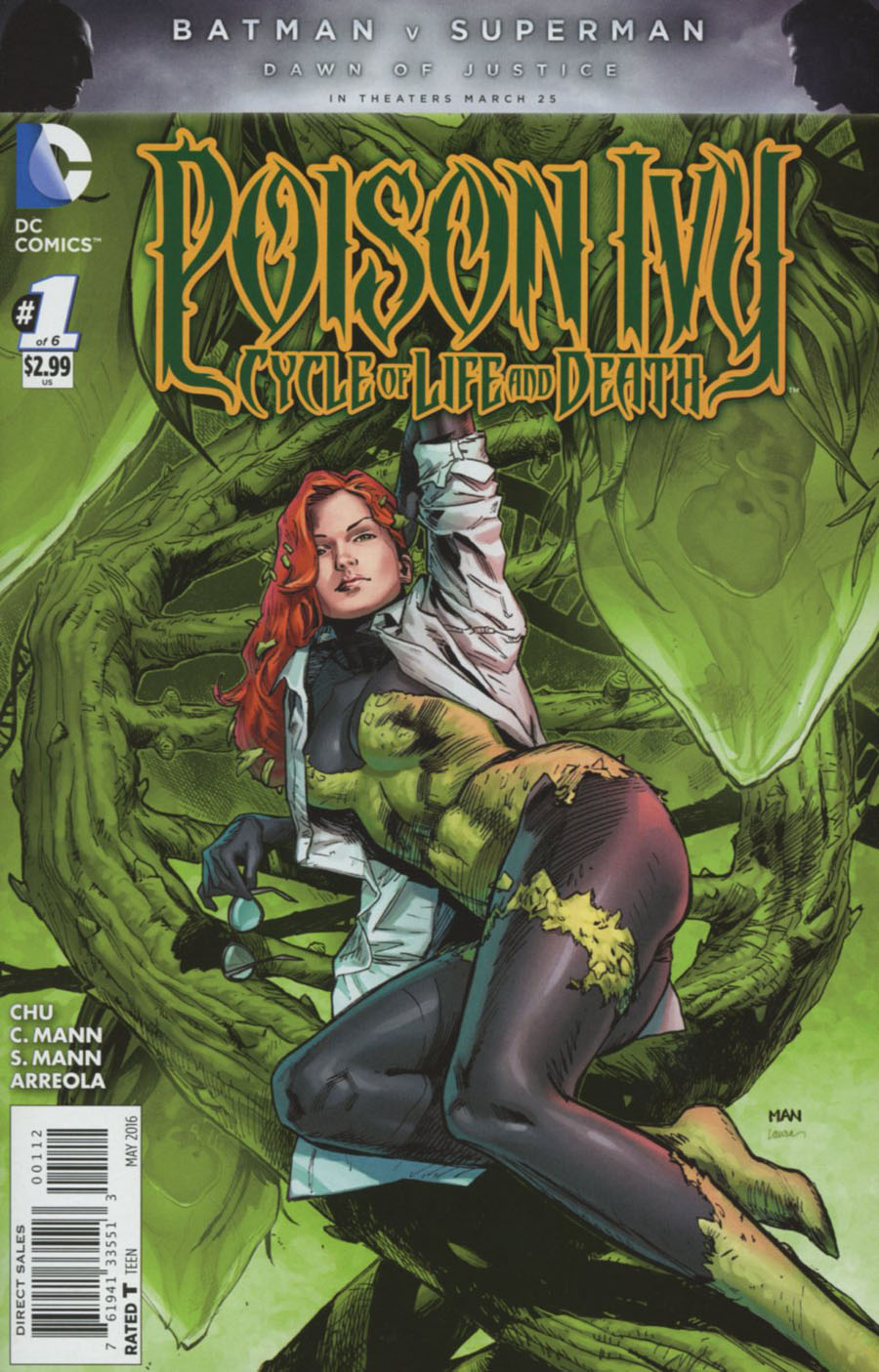 Poison Ivy Cycle Of Life And Death #1 Cover D 2nd Ptg Clay Mann Variant Cover