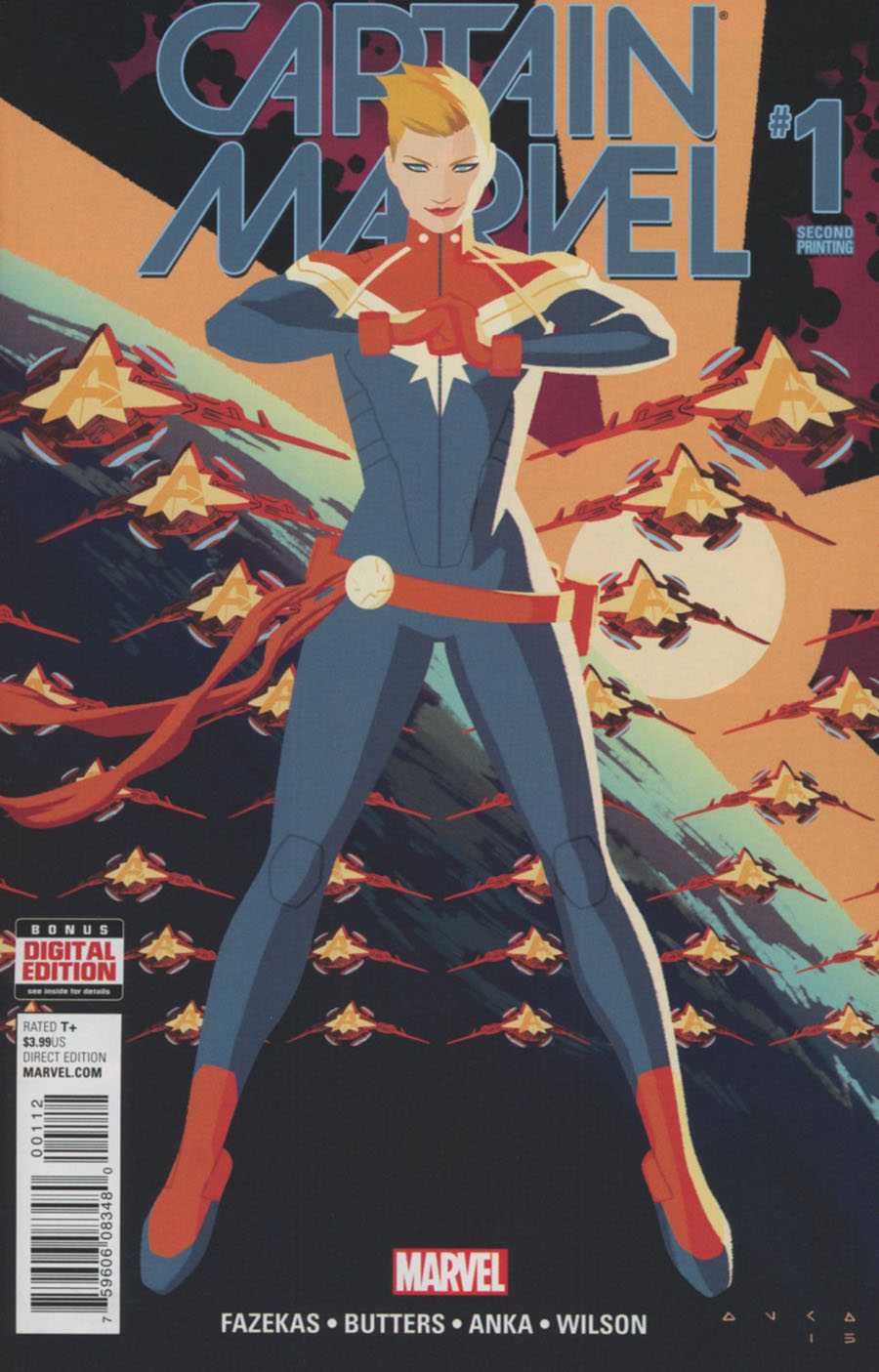 Captain Marvel Vol 8 #1 Cover H 2nd Ptg Kris Anka Variant Cover