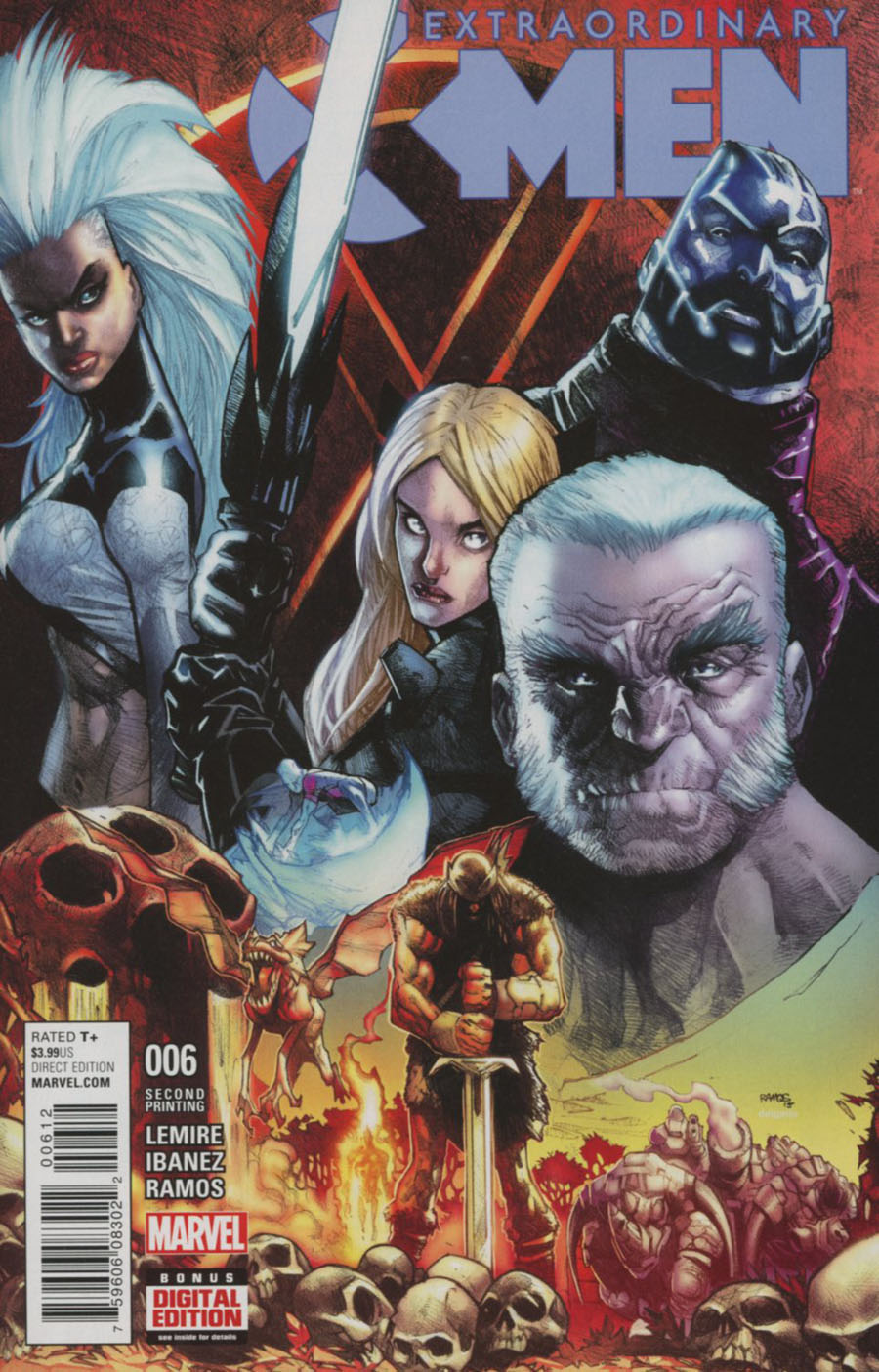 Extraordinary X-Men #6 Cover B 2nd Ptg Humberto Ramos Variant Cover