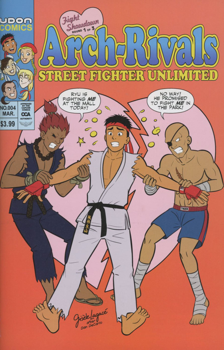 Street Fighter Unlimited #4 Cover C Incentive Gisele Lagace Homage Variant Cover