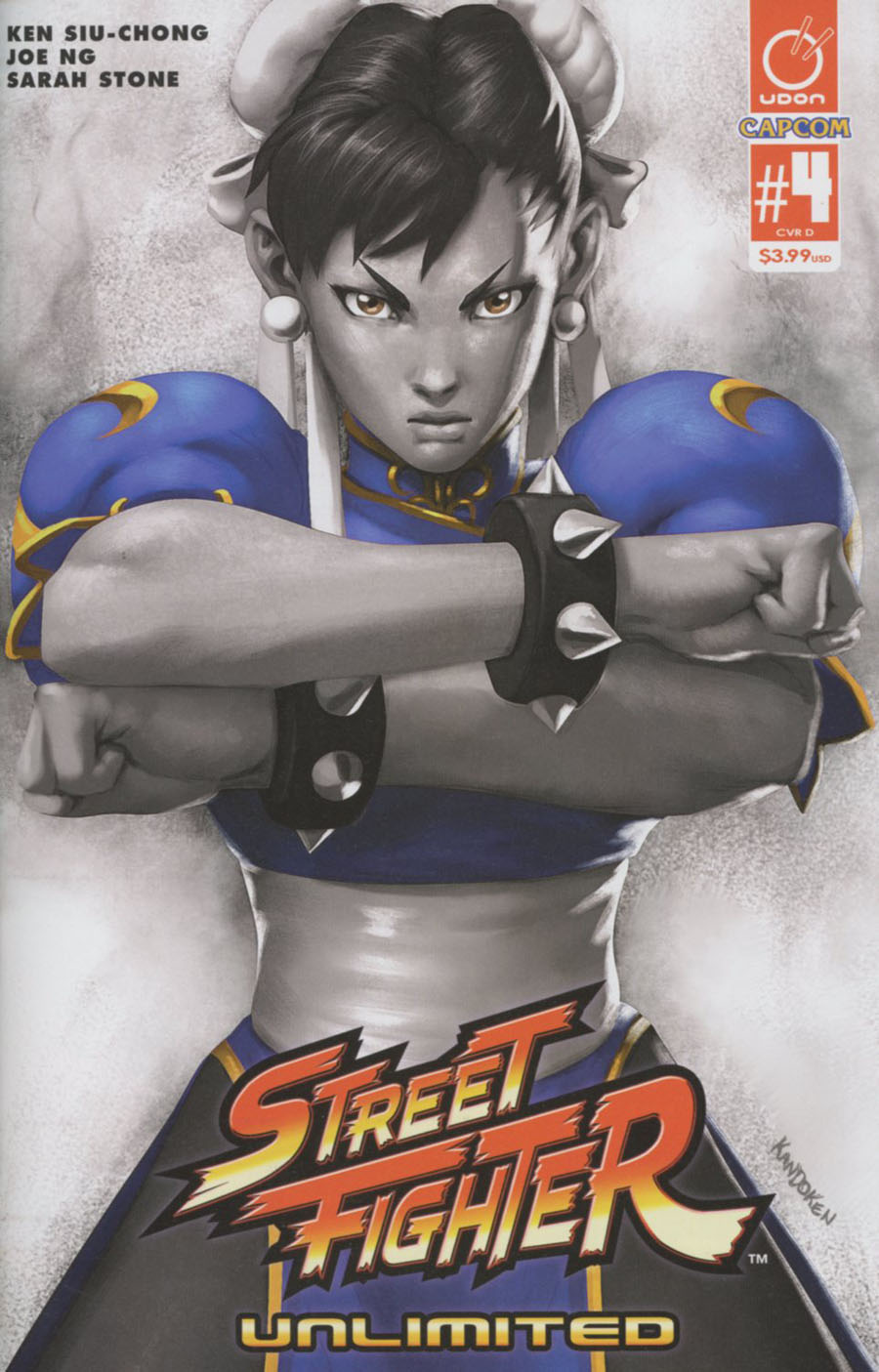 Street Fighter Unlimited #4 Cover D Incentive Kandoken Street Fighter V Game Variant Cover