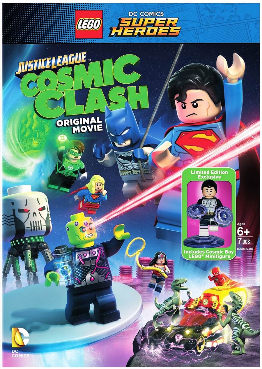 Lego DC Comics Super Heroe Justice League With Figurine DVD