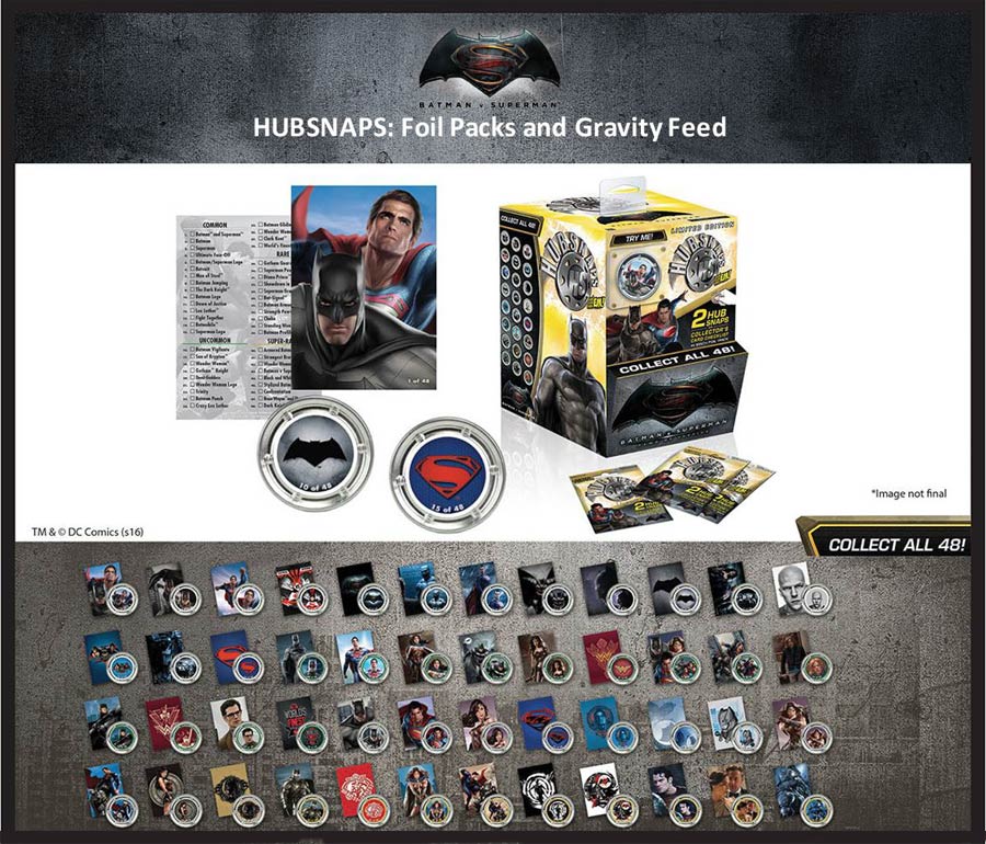 DC Comics Batman v Superman Dawn Of Justice Hubsnap Blind Pack