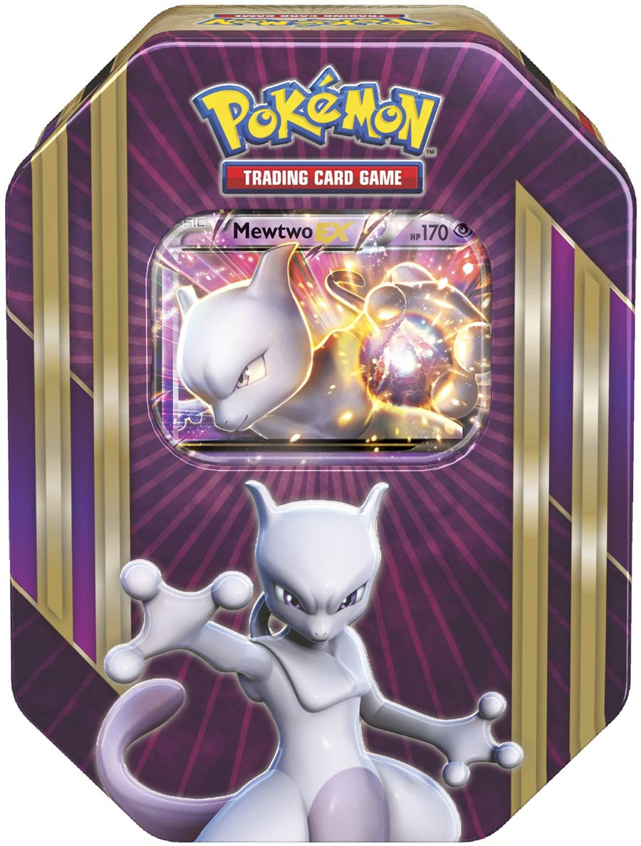 Pokemon TCG Triple Power Tin - Mewtwo-EX