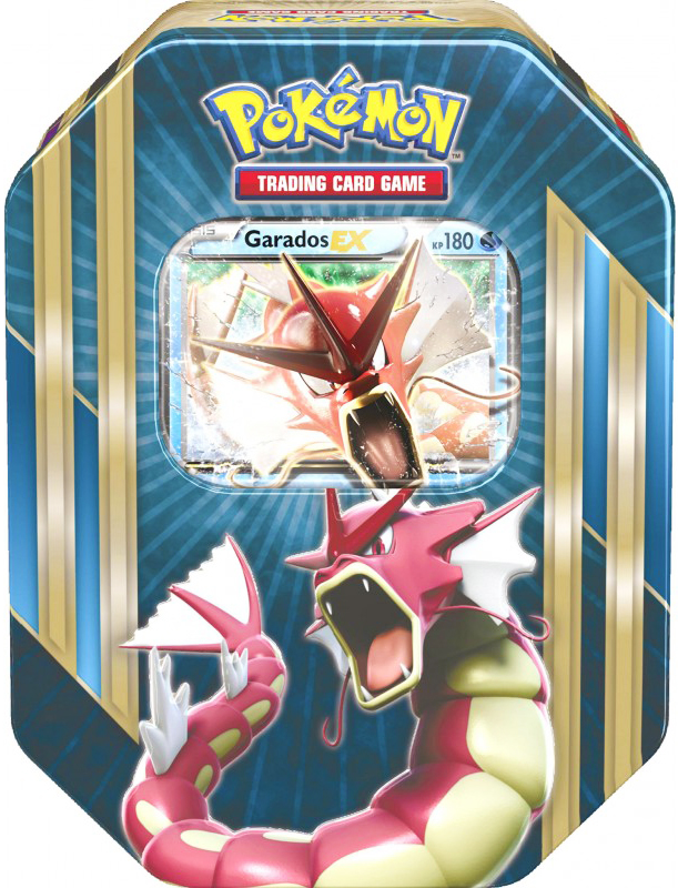 Pokemon TCG Triple Power Tin - Shiny Gyrados-EX