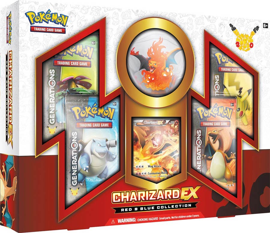 Pokemon TCG Charizard EX Red & Blue Collection