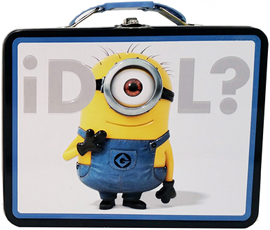 Despicable Me Embossed Large Tin Lunch Box -  Blue
