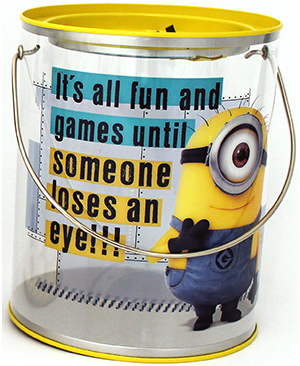 Despicable Me Clear Paint Can - Its All fun