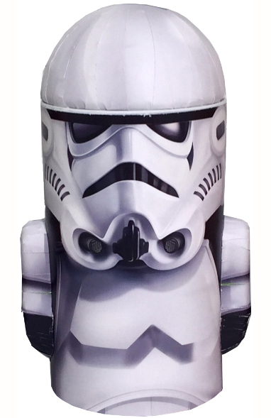 Star Wars Domed Bank With Arms - Stormtrooper