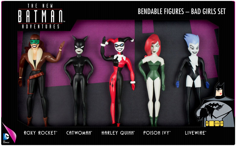 DC Comics 5-Piece Bendable Boxed Set The New Batman Adventures Bad Girls