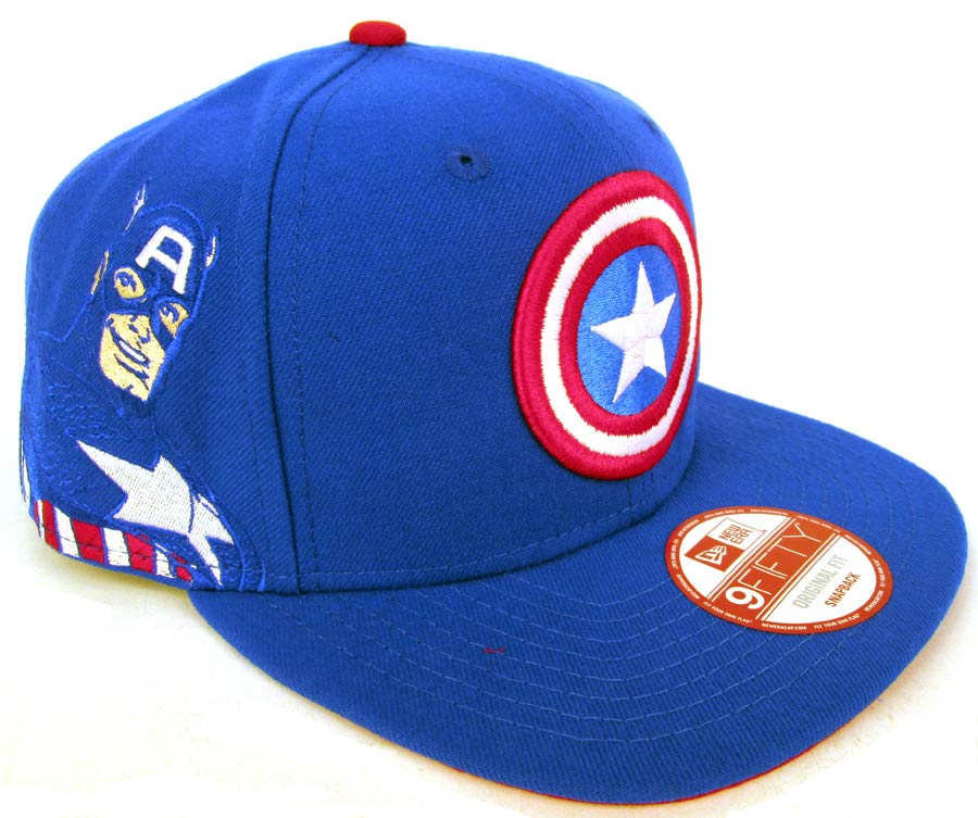 Captain America Side Crest 950 Snapback