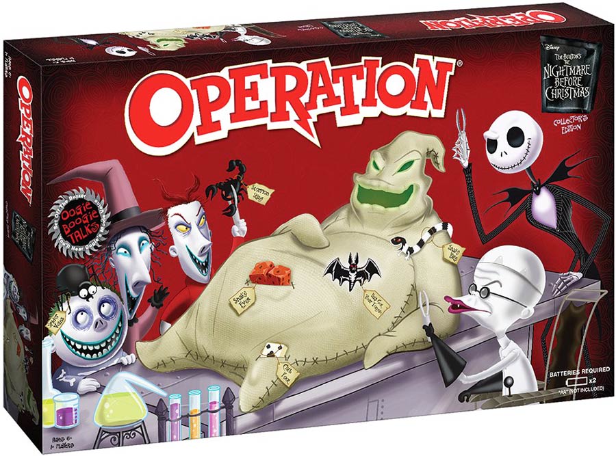 Operation Tim Burtons The Nightmare Before Christmas New Red Edition
