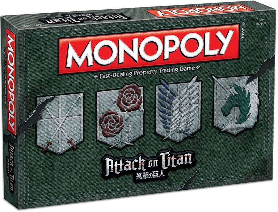 Monopoly Attack On Titan Edition
