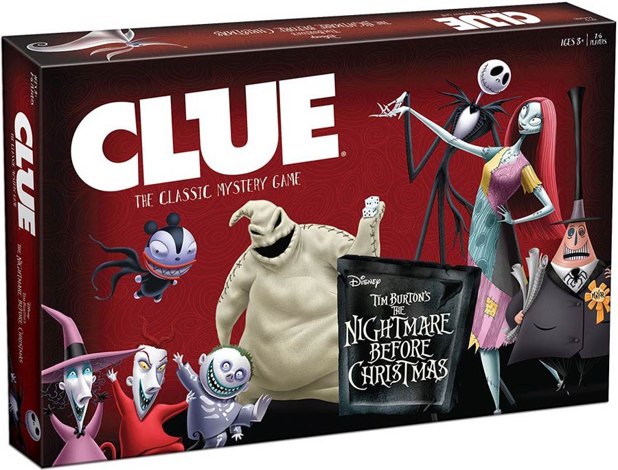 Clue Tim Burtons The Nightmare Before Christmas New Red Edition