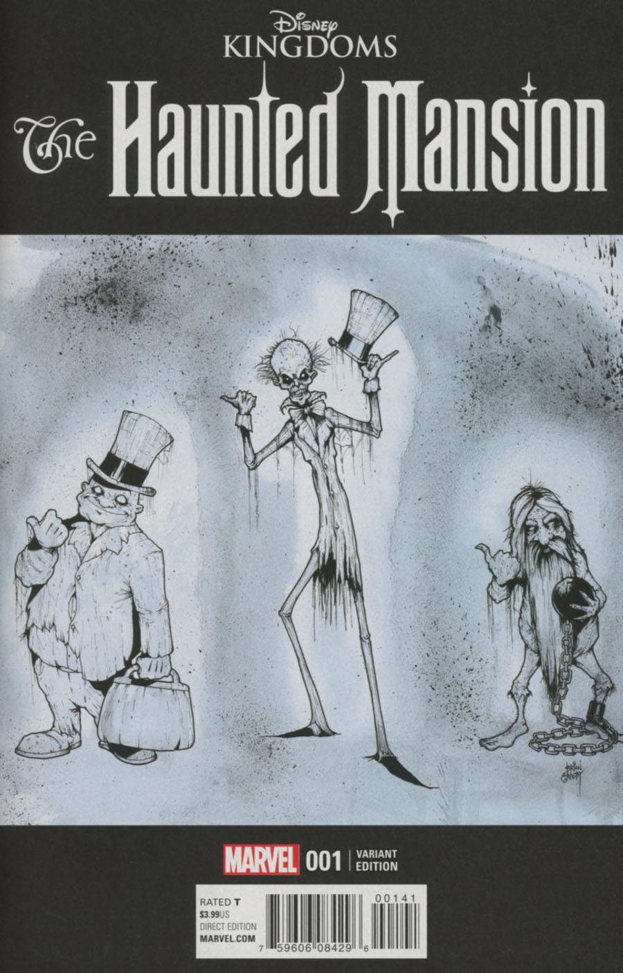 Disney Kingdoms Haunted Mansion #1 Cover D Incentive Brian Crosby Variant Cover