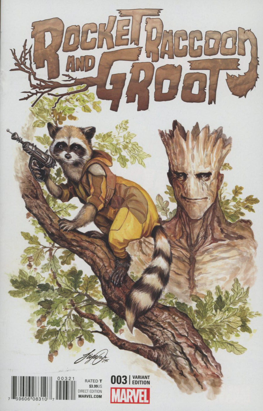 Rocket Raccoon And Groot #3 Cover B Incentive Siya Oum Variant Cover